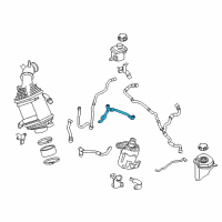 OEM 2019 BMW X6 Coolant Pump Hose Diagram - 17-12-7-850-100
