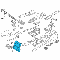 OEM 2020 BMW 440i Gran Coupe Covering Rear Diagram - 51-16-9-235-494