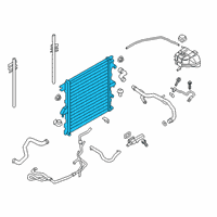 OEM Ford Ranger Radiator Diagram - KB3Z-8005-A