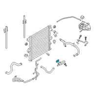 OEM Lincoln Corsair Adapter Gasket Diagram - K2GZ-8255-B