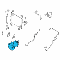 OEM 2018 Infiniti Q70 COMPRESSOR - COOLER Diagram - 92600-1MG0C