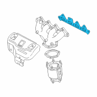 OEM 2001 Kia Sephia Gasket Assembly-Exhaust Manifold Diagram - 0K2AA13460