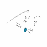 OEM Infiniti G25 Steering Air Bag Wire Assembly Diagram - B5554-1NF0A