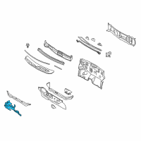 OEM 2013 Nissan Cube INSULATOR-Dash, Lower Front Diagram - 67810-1FC0A