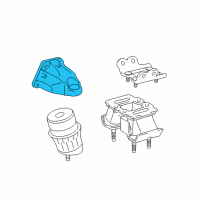 OEM 2020 Lexus RC300 Bracket, Engine Mount Diagram - 12311-36130