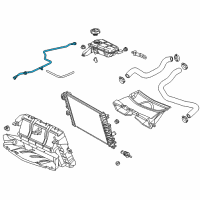 OEM Chevrolet Corvette Inlet Tube Diagram - 23495414