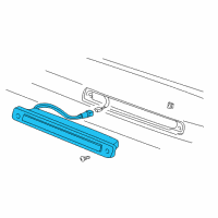 OEM 2008 Chevrolet Uplander Stop Lamp Assembly Diagram - 15264475