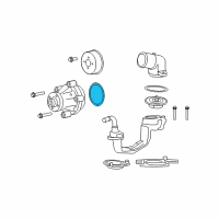 OEM 2013 Ford E-150 Pulley Gasket Diagram - F1VY-8507-A