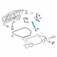 OEM 2014 Chevrolet Camaro Support Cylinder Diagram - 92235151