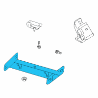 OEM 2010 Dodge Viper CROSSMEMBER-Transmission Diagram - 5037263AB