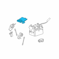 OEM 2009 GMC Yukon XL 1500 Module Asm-Electronic Suspension Control Diagram - 25971217