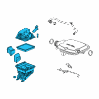 OEM Chevrolet Air Cleaner Assembly Diagram - 84100383