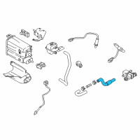 OEM 2018 Nissan Rogue Sport Hose-Anti Evaporation Control Diagram - 14912-6MA1A