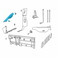 OEM 2022 Ram 3500 Panel-A Pillar Diagram - 6NF75TX7AD