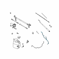 OEM 2014 Nissan Armada Hose-Washer Diagram - 28935-7S010