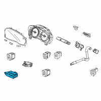 OEM Acura Switch Assembly, Trunk & F Diagram - 35800-TZ3-A01