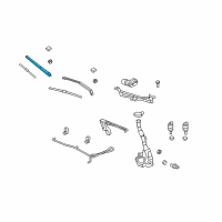 OEM Saturn Wiper Arm Diagram - 15942930