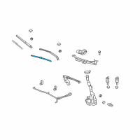 OEM 2009 Saturn Outlook Front Blade Diagram - 25941805