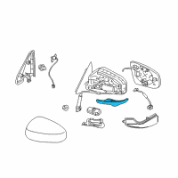 OEM 2017 Infiniti QX50 Finisher-Side View, LH Diagram - 963C1-5UA0A