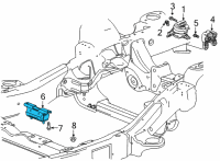 OEM 2021 GMC Yukon XL Mount Diagram - 84827982