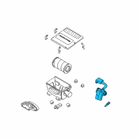 OEM 2010 Ford Escape Air Inlet Tube Diagram - AL8Z-9B659-A