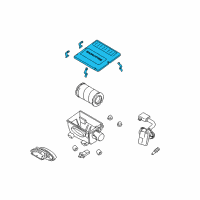 OEM Mercury Cover Diagram - 9L8Z-9661-A