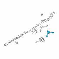 OEM 2006 Chrysler Crossfire Switch-Turn Signal Diagram - 5098519AA