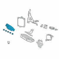 OEM 2018 Honda Clarity Box Assembly, Fuse Diagram - 38200-TRW-A01