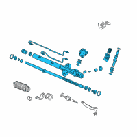 OEM 2001 Honda Accord Rack, Power Steering Diagram - 53601-S84-A03