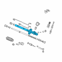 OEM 2001 Honda Accord Housing Sub-Assy., Steering Rack Diagram - 53608-S84-A01