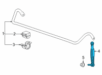 OEM 2020 Chevrolet Camaro Stabilizer Link Diagram - 20761141