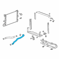 OEM Cadillac CT6 Upper Hose Diagram - 84065764