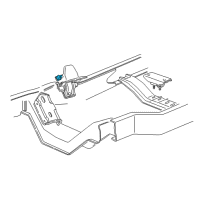 OEM 1996 Ford E-350 Econoline Club Wagon Front Mount Diagram - F7UZ-6038-GA