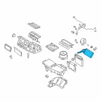 OEM 2008 Ford Fusion Heater Core Diagram - AE5Z-18476-BA