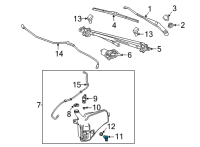 OEM 2021 Cadillac XT6 Fluid Level Sensor Diagram - 84161295