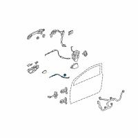 OEM 2007 Honda Civic Cable, Right Front Door Lock Diagram - 72133-SVA-A01