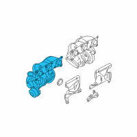 OEM 2011 BMW 335is Exchange-Turbo Charger Diagram - 11-65-7-649-290