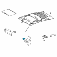 OEM 2020 Toyota Tundra Sunroof Switch Diagram - 84862-0C010-E0