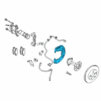 OEM 2002 Dodge Stratus Shield-Brake Diagram - MN102927