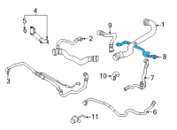 OEM 2022 BMW X3 HOSE, CYLINDER HEAD-EXPANSIO Diagram - 17-12-9-845-509