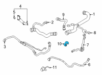 OEM 2020 BMW X3 COOLANT RETURN LINE Diagram - 17-12-8-670-675