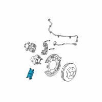 OEM Chrysler Pacifica Rear Disc Brake Pad Kit Diagram - 5114439AA