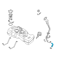 OEM 2014 Nissan Sentra Hose-Filler Diagram - 17228-EM30A