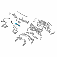 OEM 2016 Infiniti Q70 Cowl Top-Front Diagram - 66312-1MG0A