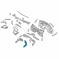 OEM Infiniti Q70 INSULATOR-Dash Lower, Front Diagram - 67810-1MG5A