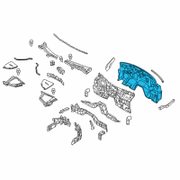 OEM Infiniti Insulator-Dash Lower Diagram - 67900-1MS0A