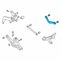 OEM 2019 Hyundai Kona Electric Arm Assembly-Rear Upper, LH Diagram - 55120-J9500