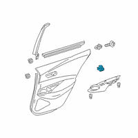 OEM 2021 Toyota Mirai Window Switch Diagram - 84810-12120