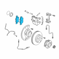 OEM 2010 BMW X6 Disc Brake Pad Set Front Diagram - 34-11-6-791-514