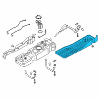 OEM Ford Skid Plate Diagram - JL3Z-9A147-A